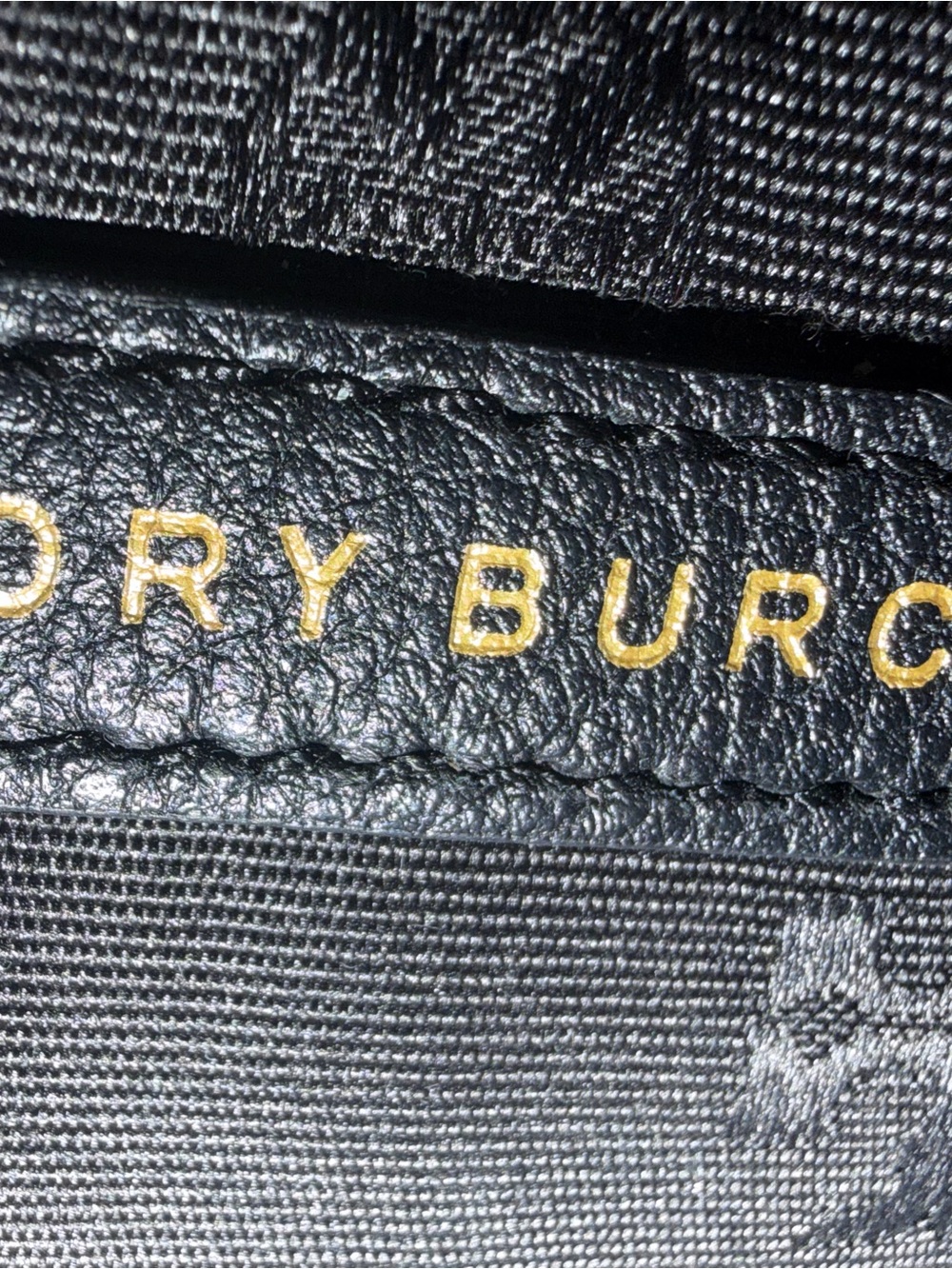 Tory Burch Black Leather Purse with strap - Picture 4 of 4